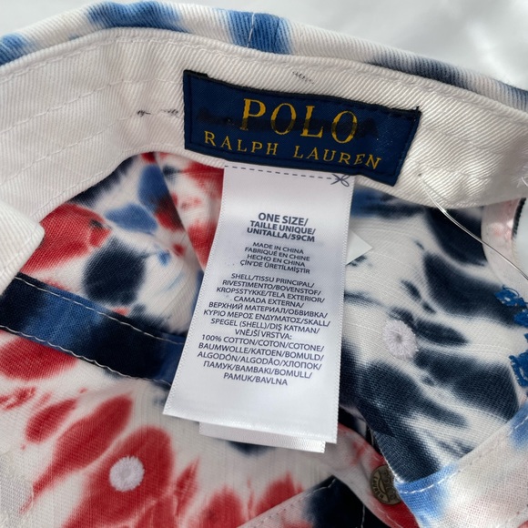 SOLD// Polo Ralph Lauren Tie-dye Logo Cap - Picture 10 of 13